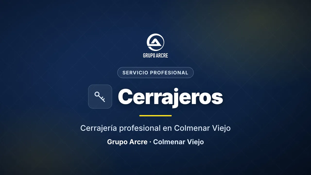 Cerrajería profesional en Colmenar Viejo